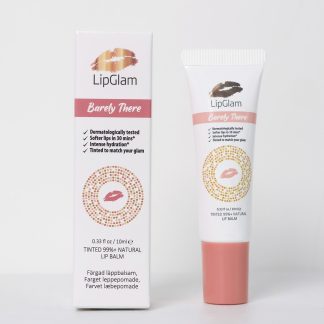 barely there lipglam individual tube lip balm infused with nourishing argan oil