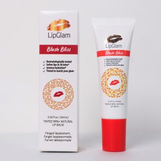 blush bliss lipglam individual tube lip balm infused with nourishing argan oil