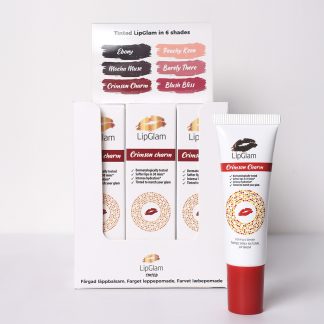 crimson charm lip care 12pc display carton