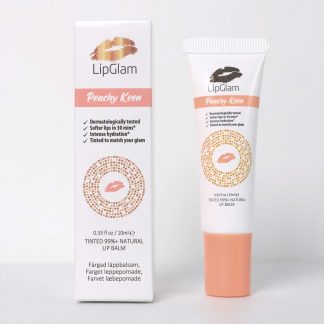 peachy keen lipglam individual tube lip balm infused with nourishing argan oil 2